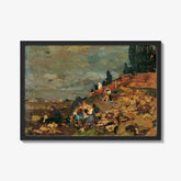 Children at the cemetery wall by Tina Blau - thumbnail_1_bf_67433c0efaa684e1cf4ba513